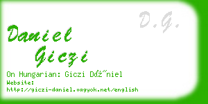 daniel giczi business card